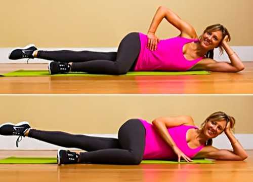 быстро убрать ушки на ногах и между ног упражнениями